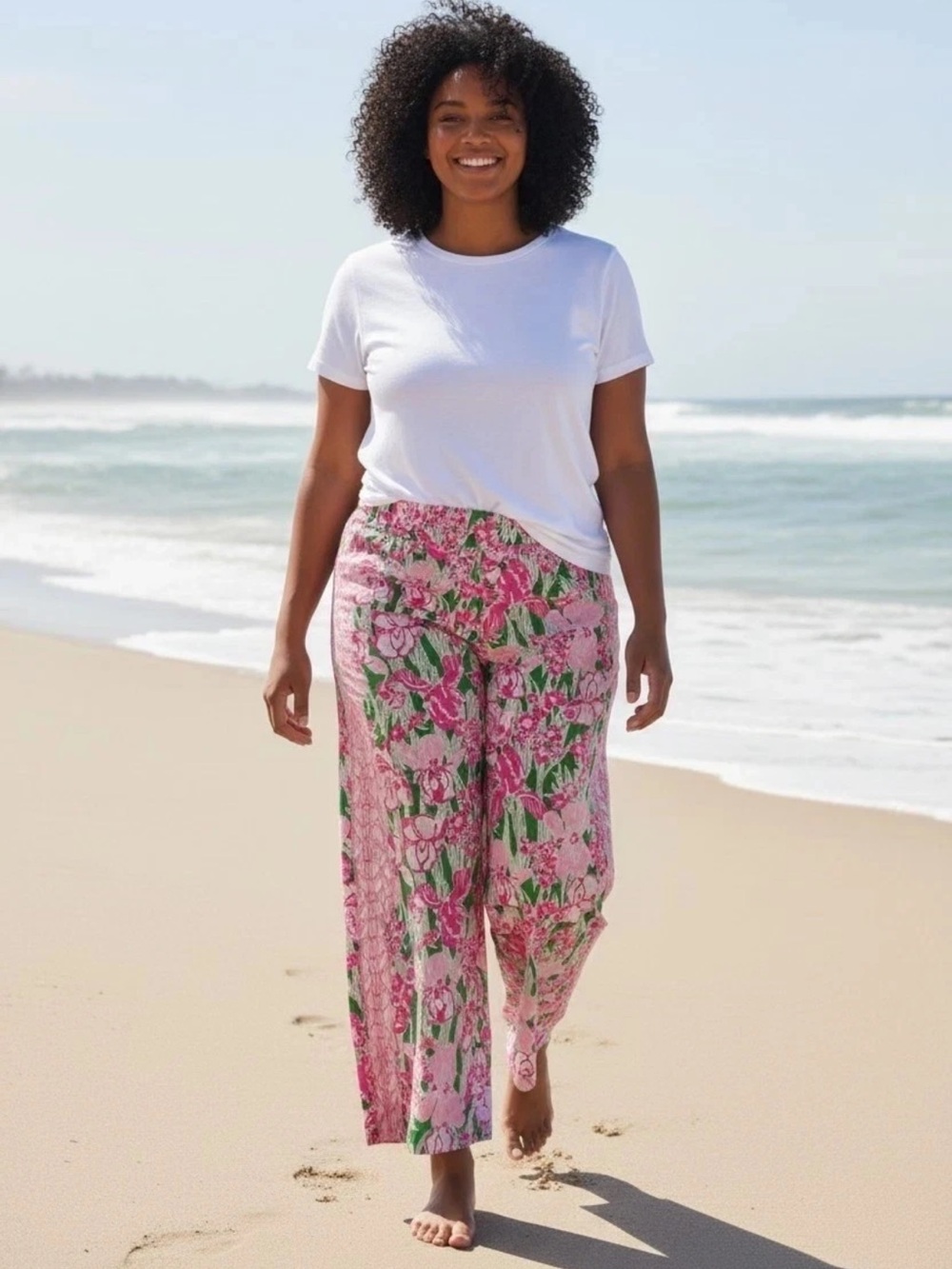 Lilly Pulitzer Bal Harbour Palazzo Pants Hannah Putting Green Small